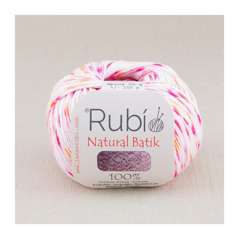 Lana Rubí Natural Batik 02