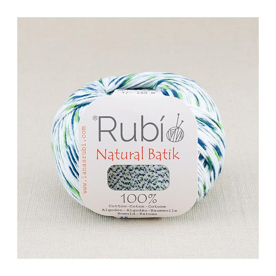 Lana Rubí Natural Batik 01