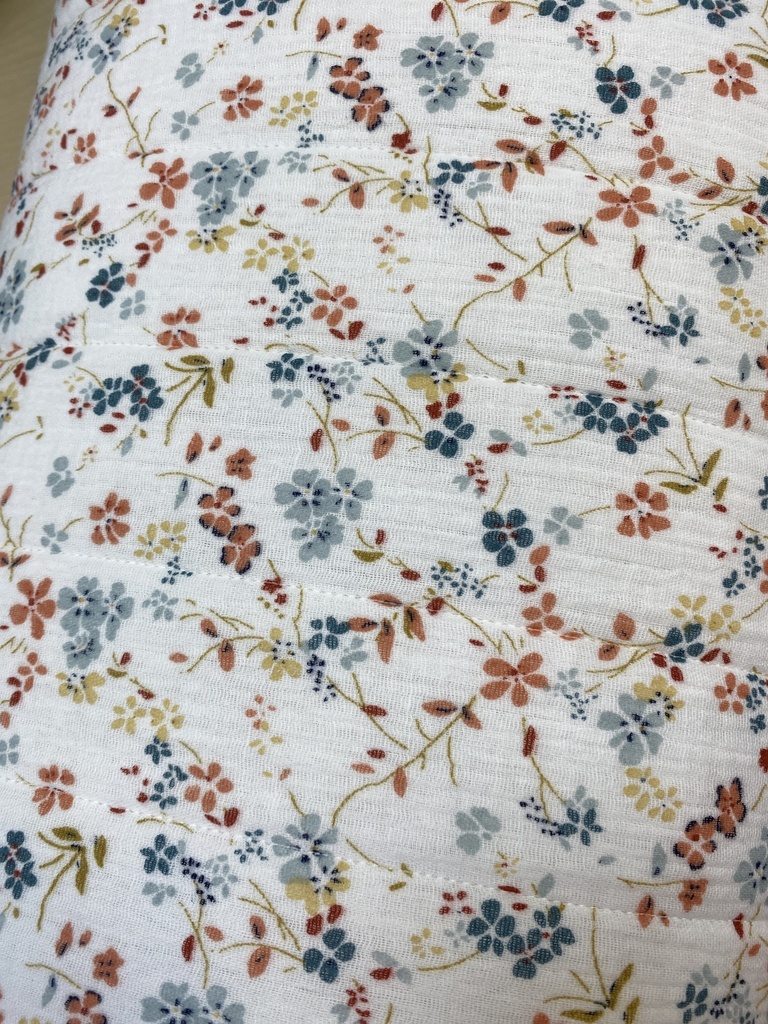 Muselina Estampada Acolchada Katia / Bambula