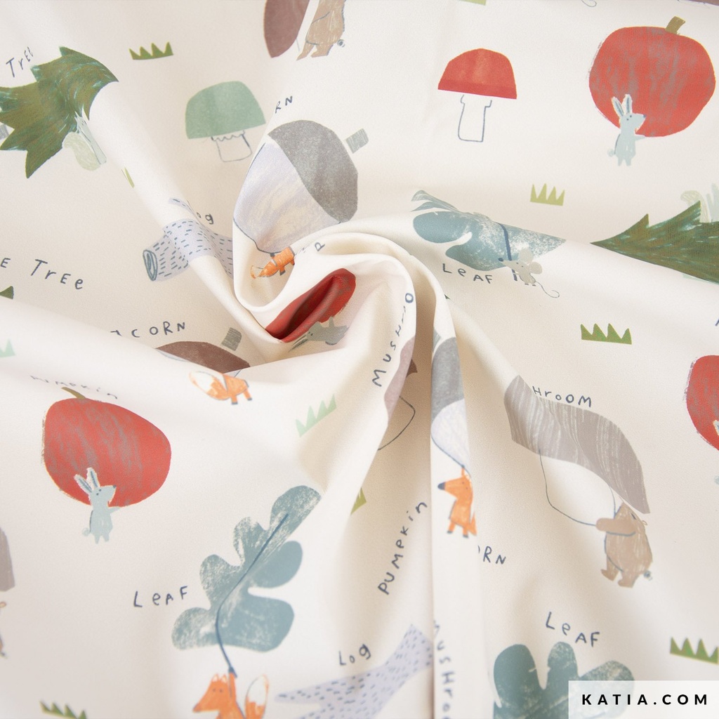 TELA IMPERMEABLE RAINCOAT PU WINTER HARVEST