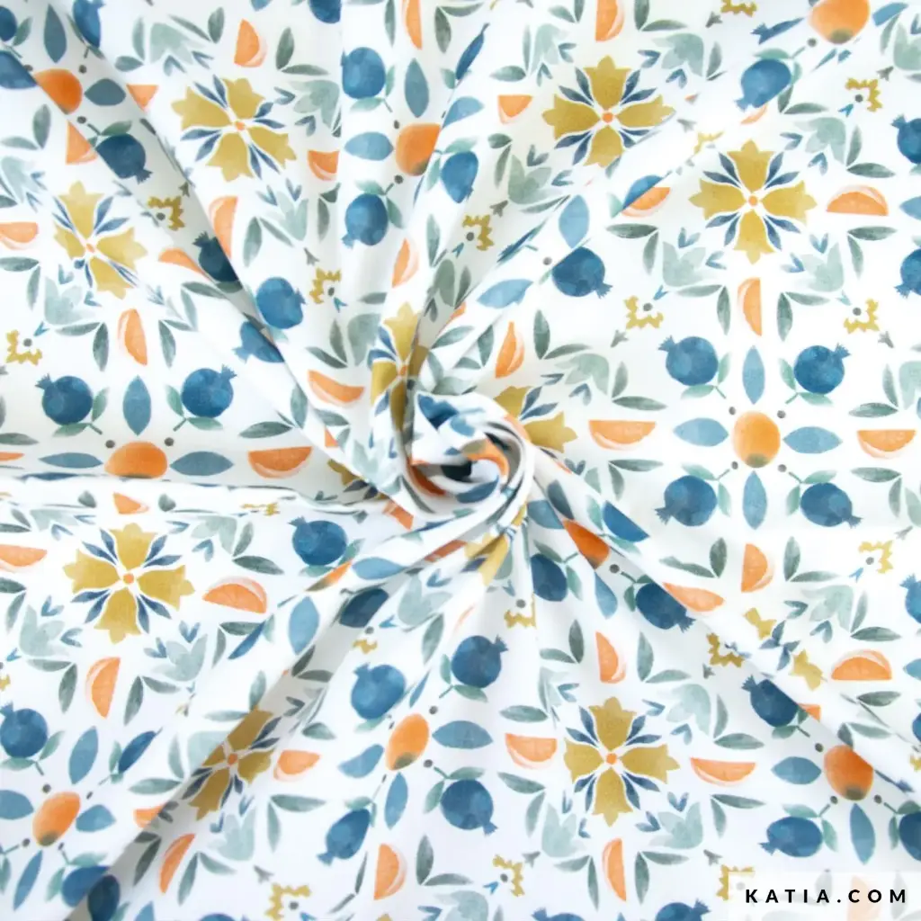 Poplin Tuscan Mosaic Popelin