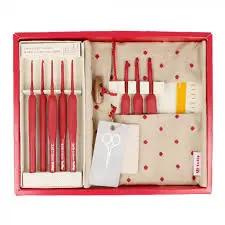 [04974723717339] Estuche ganchillos Tulip Etimo Red