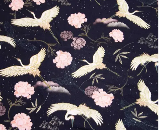 Tela de viscosa Ecoviscose Black Heron