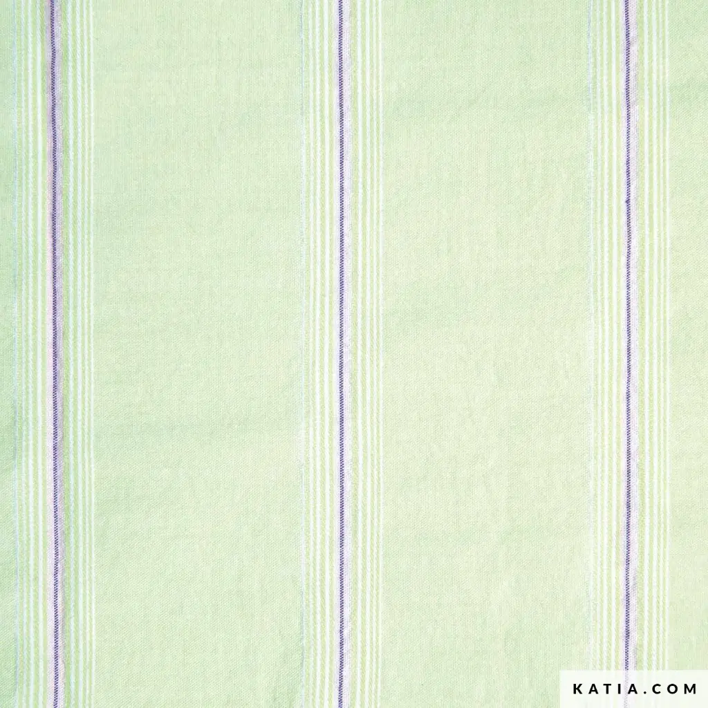Algodon Ice Cream Stripes Cotton Katia (3 colores)