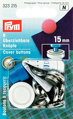 Prym Botones para forrar Cover Buttons Brass Col 15 Mm