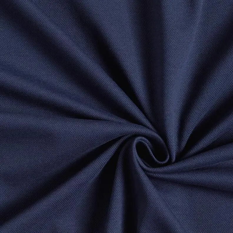 Jersey solid pique Azul