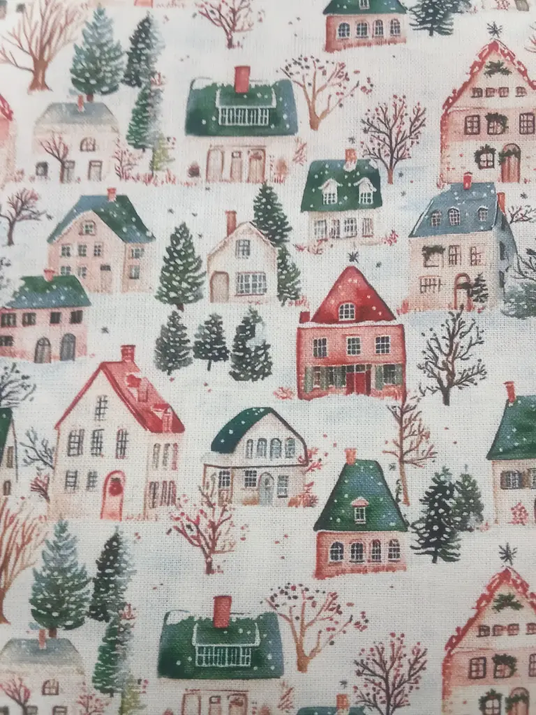 Tela estampada navidad coleccion Trondheim