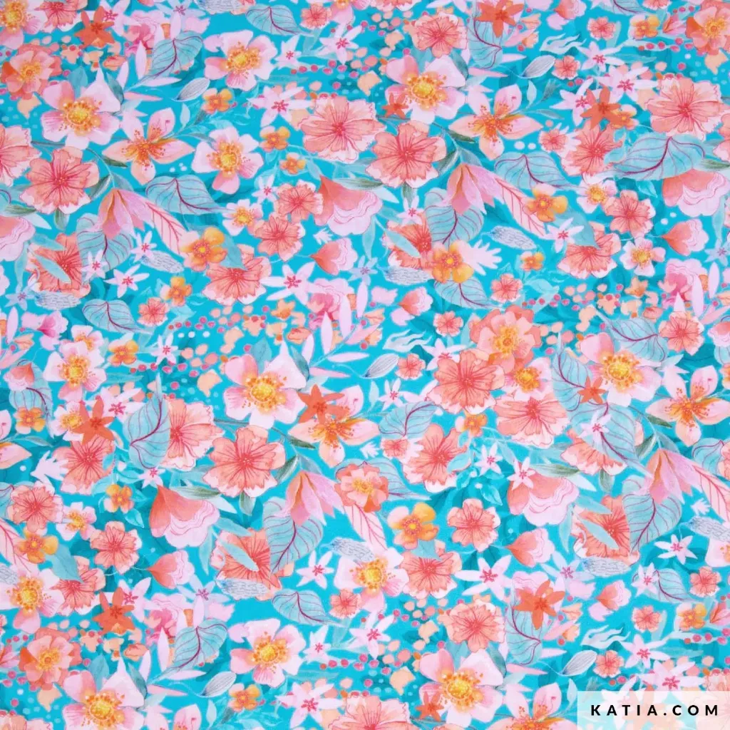 Popelín de algodón con estampado 2001 Poplin S/S