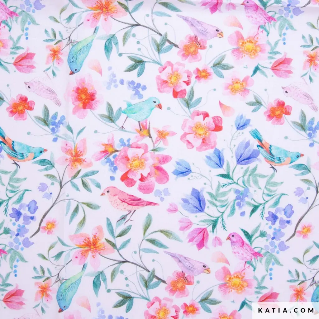 Popelín de algodón con estampado 2001 Poplin S/S