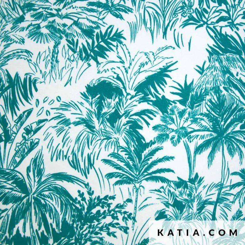 [27-3FQT-R4OB] Tela de felpa de verano Cocoa Palm