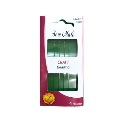 [C3934] Agujas finas largas agujero grande 4 und