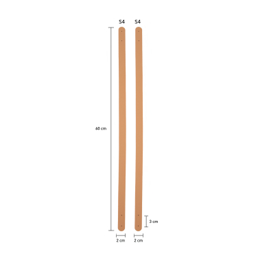 Asas para bolso de piel sintética 60 cm