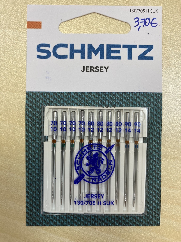 [Agujas jersey schmetz] Aguja Schmetz Jersey surtida (10 uds)