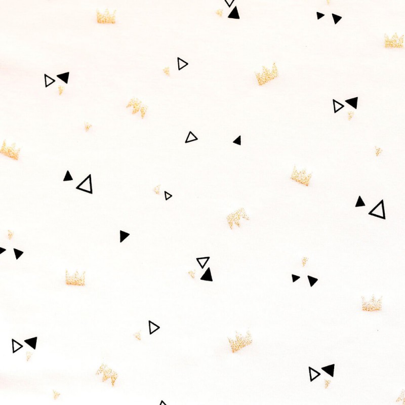 TELA JERSEY GOLD PENGUINS GOLD CROWNS