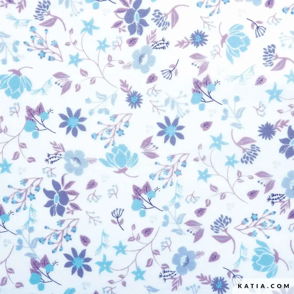 Voile estampado Flowers Print
